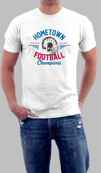 American Football T-Shirt by tiarprayoga | GraphicRiver